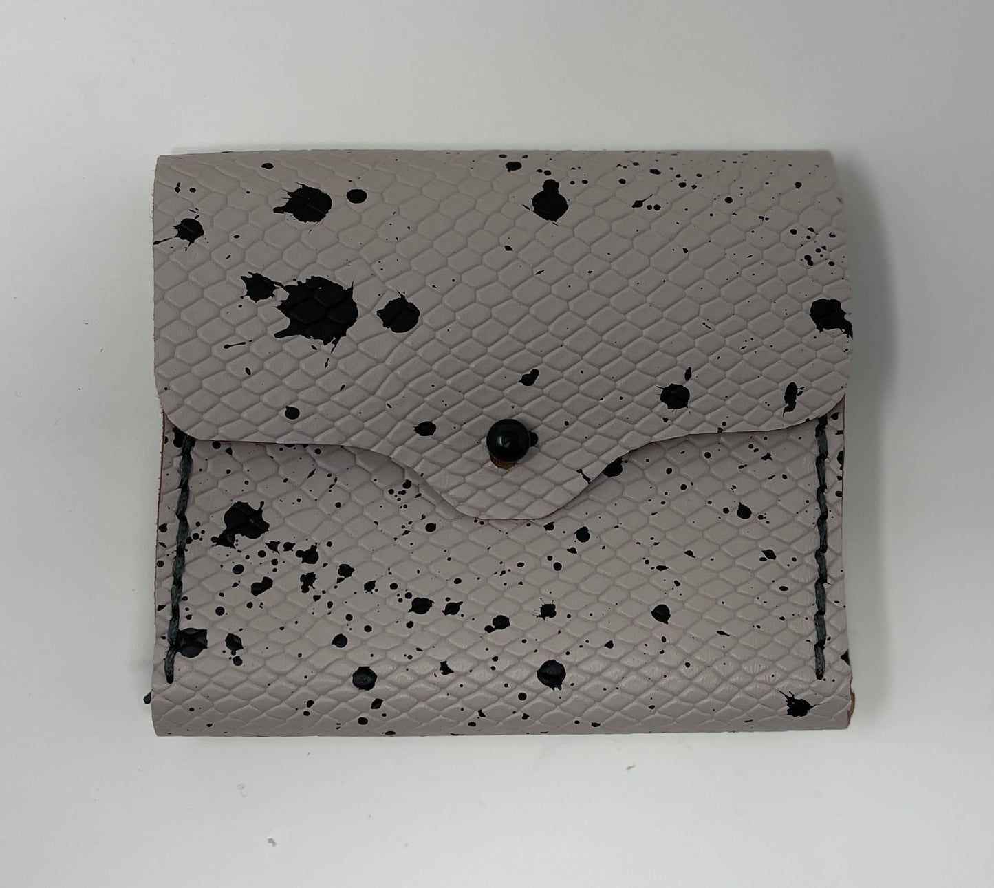 Hand Sewn Leather Mini Wallet